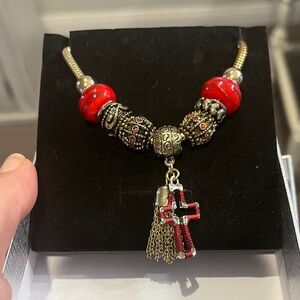 Cross Charm Bracelet